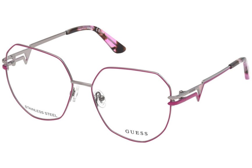 Brýle Guess GU2829 077 Squared Fialové