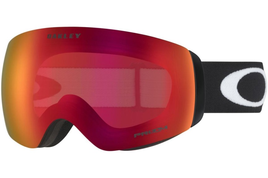 Lyžařské brýle Oakley Flight Deck M OO7064-39 PRIZM Jednolité | Shield Černé