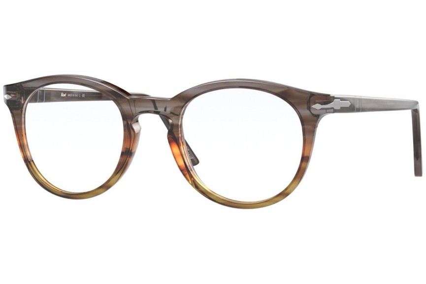 Brýle Persol PO3259V 1137 Okrouhlé Hnědé