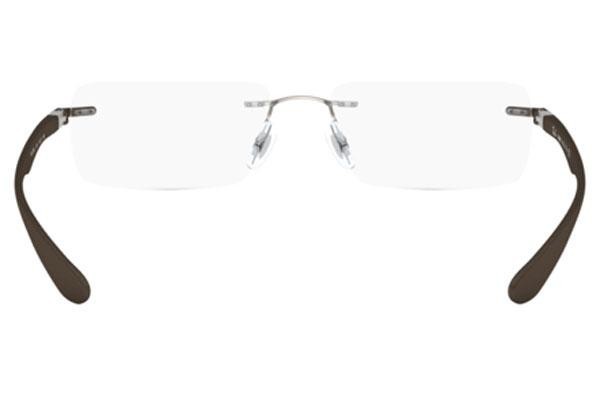 Brýle Ray-Ban RX8724 1131 Obdélníkové Stříbrné