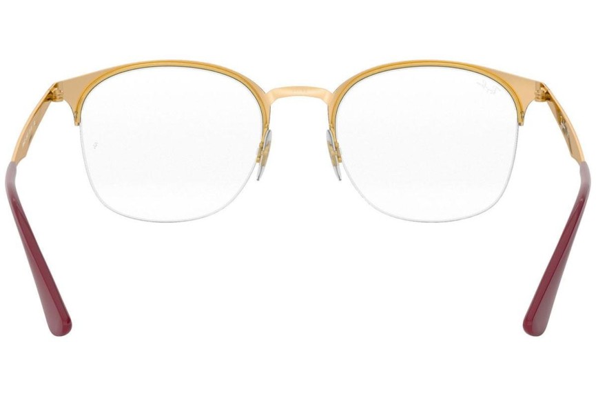 Brýle Ray-Ban RX6422 3007 Squared Červené