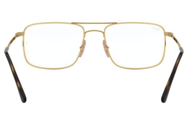 Brýle Ray-Ban RX6434 2945 Squared Zlaté