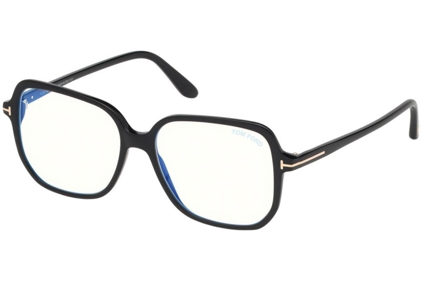 Brýle Tom Ford FT5578-B 001 Squared Černé