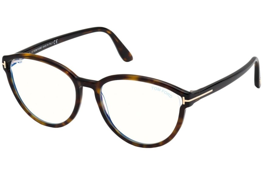 Brýle Tom Ford FT5706-B 052 Okrouhlé Havana