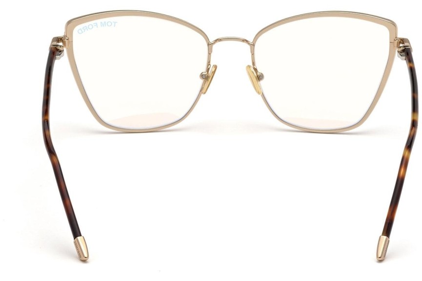 Brýle Tom Ford FT5740-B 048 Squared Hnědé