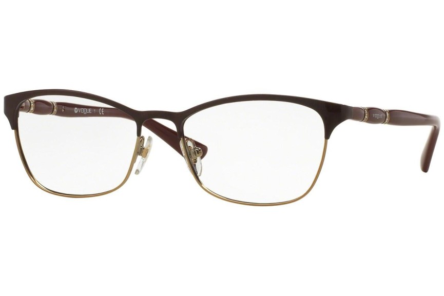 Brýle Vogue Eyewear VO3987B 986 Squared Hnědé