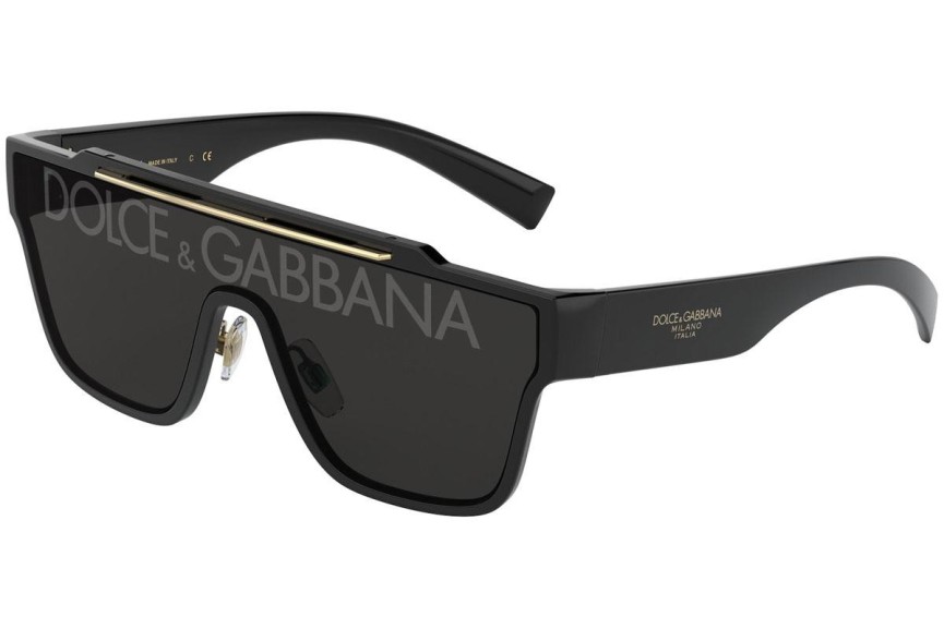 Sluneční brýle Dolce & Gabbana DG6125 501/M Jednolité | Shield Černé