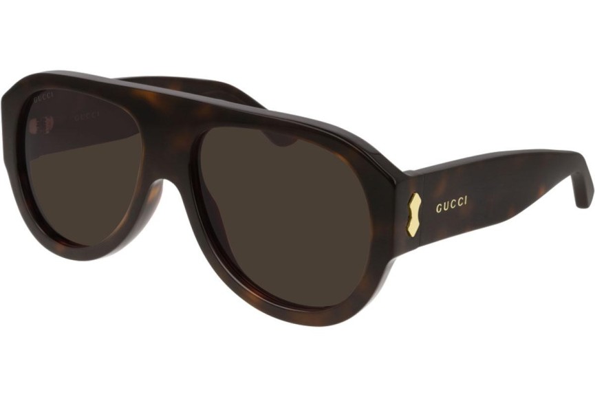 Sluneční brýle Gucci GG0668S 002 Pilot Havana