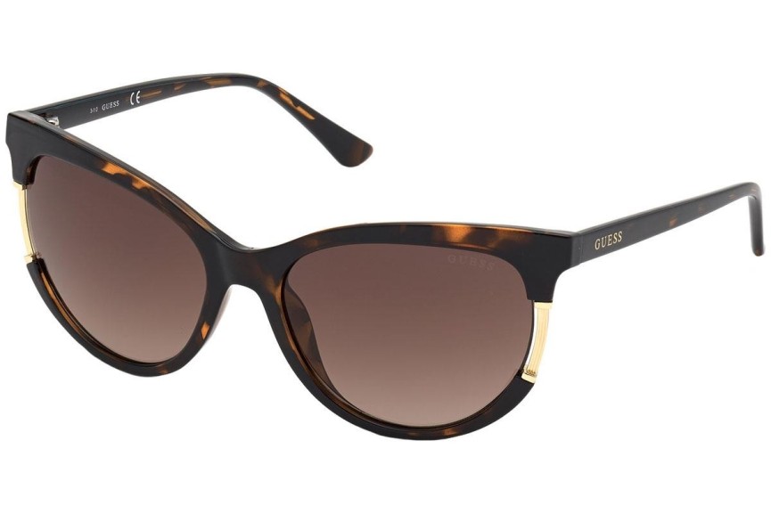 Sluneční brýle Guess GU7725 52F Cat Eye Havana