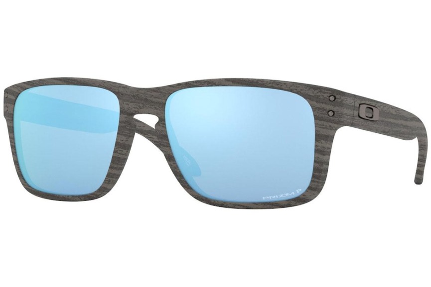 Sluneční brýle Oakley Holbrook XS OJ9007-11 Polarized Squared Hnědé