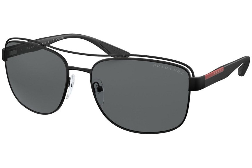 Sluneční brýle Prada Linea Rossa PS57VS 1BO02G Polarized Squared Černé