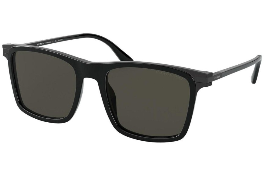 Sluneční brýle Prada PR19XS 07F08G Polarized Squared Černé