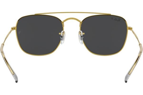 Sluneční brýle Ray-Ban RB3557 919648 Polarized Squared Zlaté