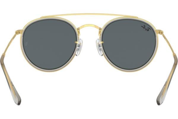 Sluneční brýle Ray-Ban Round Double Bridge RB3647N 9210R5 Okrouhlé Zlaté