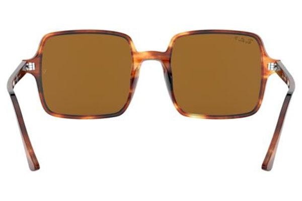 Sluneční brýle Ray-Ban Square II RB1973 954/57 Polarized Oversize Havana