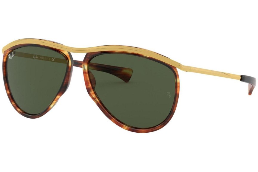 Sluneční brýle Ray-Ban Olympian Aviator RB2219 954/31 Pilot Havana