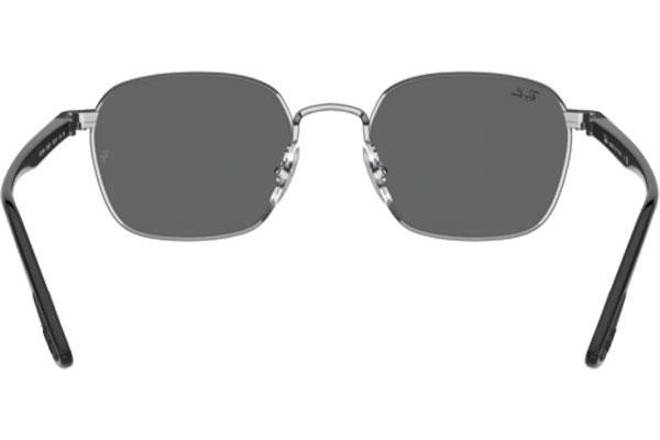 Sluneční brýle Ray-Ban RB3664 004/B1 Squared Stříbrné