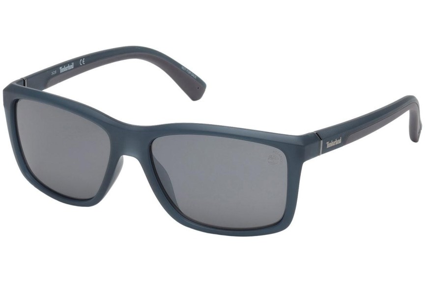 Sluneční brýle Timberland TB9115 91D Polarized Squared Modré