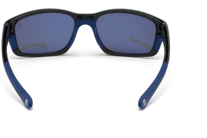 Sluneční brýle Timberland TB9172 01D Polarized Obdélníkové Černé