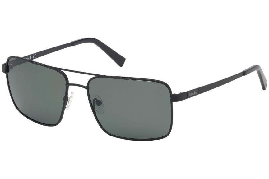 Sluneční brýle Timberland TB9187 02R Polarized Pilot Černé