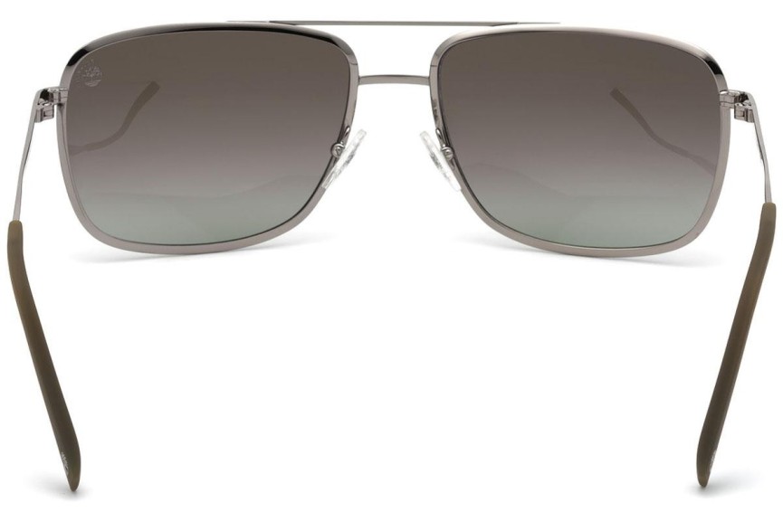 Sluneční brýle Timberland TB9202 98R Polarized Squared Zelené