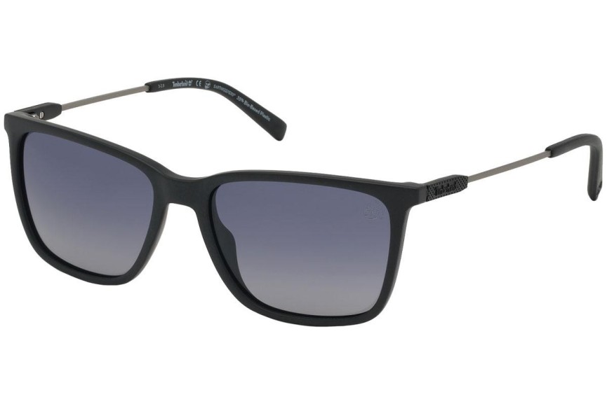 Sluneční brýle Timberland TB9209 02D Polarized Squared Černé