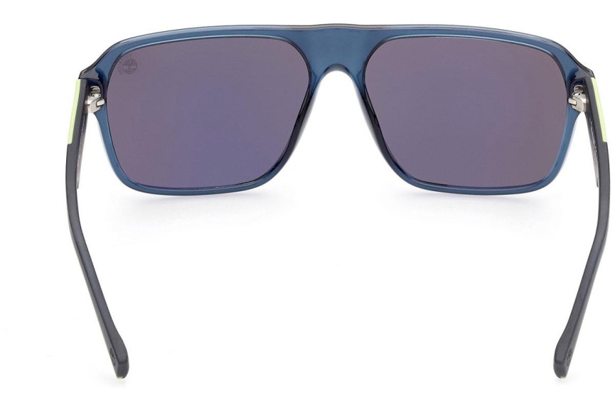 Sluneční brýle Timberland TB9254 90D Polarized Obdélníkové Modré