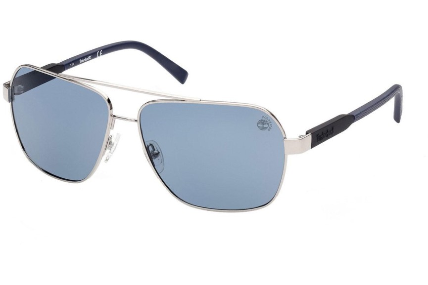 Sluneční brýle Timberland TB9257 10D Polarized Pilot Stříbrné