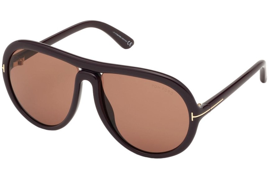 Sluneční brýle Tom Ford FT0768 81Y Pilot Fialové