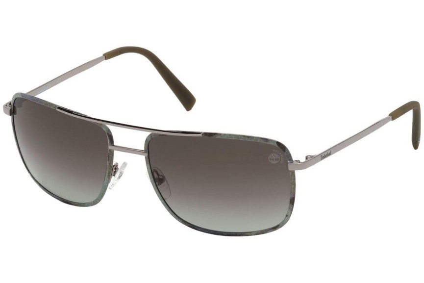 Sluneční brýle Timberland TB9202 98R Polarized Squared Zelené