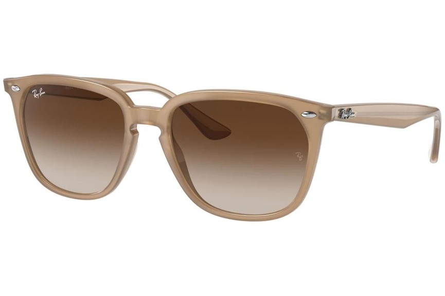 Sluneční brýle Ray-Ban RB4362 616613 Squared Béžové