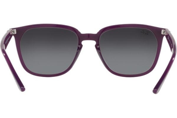 Sluneční brýle Ray-Ban RB4362 65718G Squared Fialové