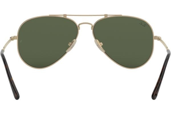 Sluneční brýle Ray-Ban Titanium Titanium Collection RB8125 913658 Pilot Zlaté