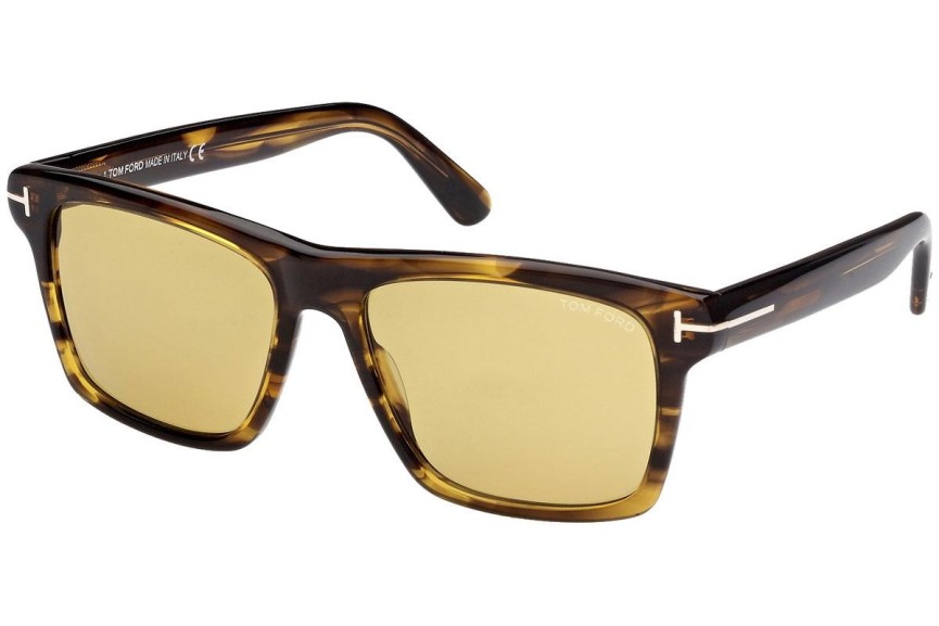 Sluneční brýle Tom Ford FT0906 55E Squared Havana