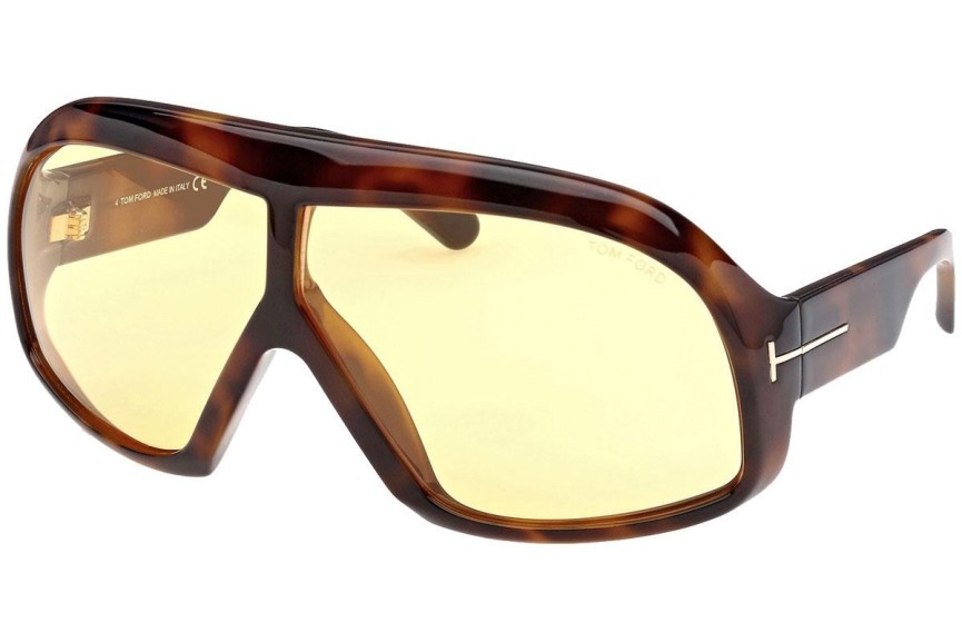 Sluneční brýle Tom Ford Cassius FT0965 52E Oversize Havana