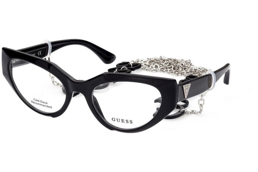 Brýle Guess GU2853 001 Cat Eye Černé