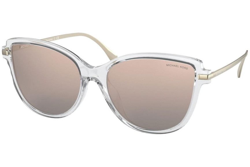 Sluneční brýle Michael Kors Sorrento MK2130U 3005M5 Polarized Cat Eye Průhledné