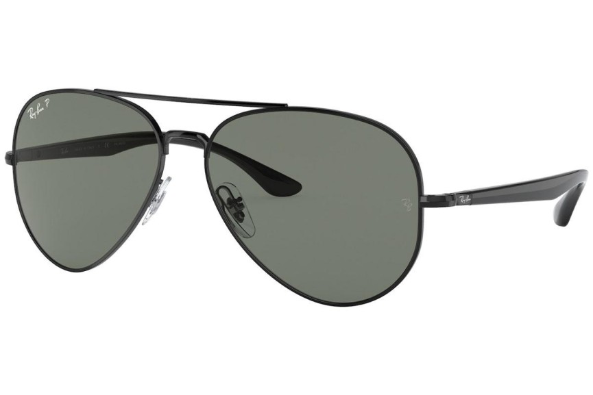 Sluneční brýle Ray-Ban RB3675 002/58 Polarized Pilot Černé