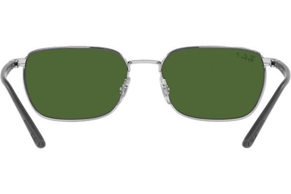 Sluneční brýle Ray-Ban Chromance Collection RB3684CH 003/P1 Polarized Obdélníkové Stříbrné