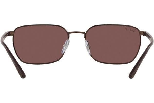 Sluneční brýle Ray-Ban Chromance Collection RB3684CH 014/AF Polarized Obdélníkové Hnědé