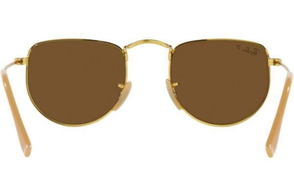 Sluneční brýle Ray-Ban Elon RB3958 919657 Polarized Squared Zlaté