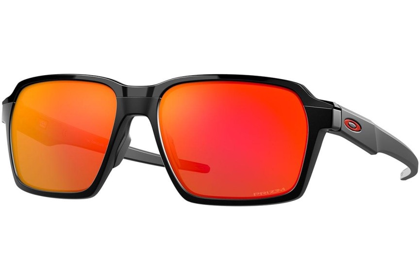 Sluneční brýle Oakley Parlay OO4143-03 Obdélníkové Černé