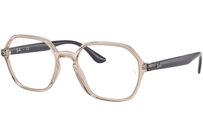 Brýle Ray-Ban RX4361V 8138 Squared Hnědé