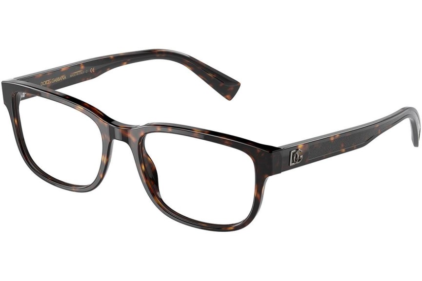 Brýle Dolce & Gabbana DG3341 502 Obdélníkové Havana