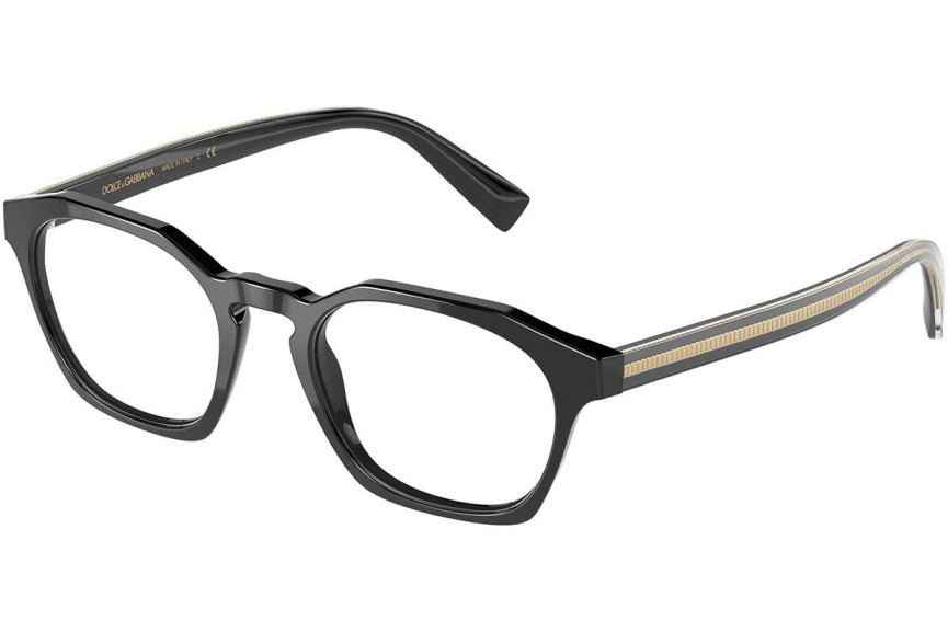 Brýle Dolce & Gabbana DG3336 501 Squared Černé