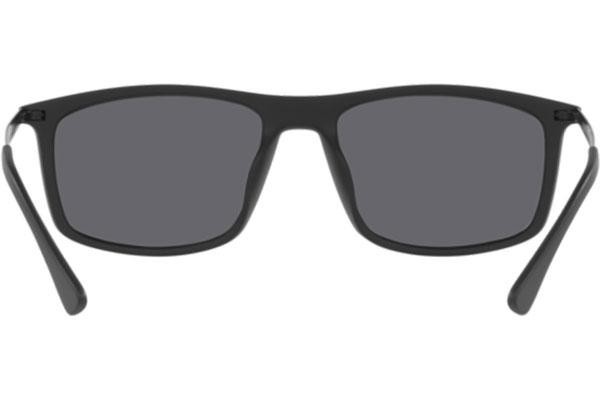 Sluneční brýle Emporio Armani EA4171U 500181 Polarized Obdélníkové Černé