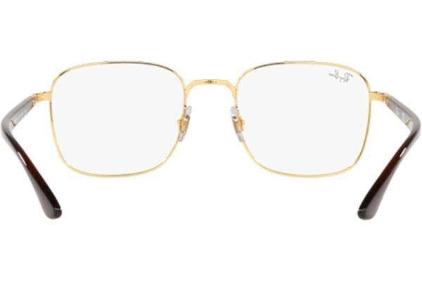 Brýle Ray-Ban RX6469 2500 Squared Zlaté