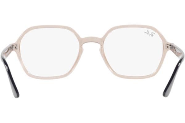 Brýle Ray-Ban RX4361V 8138 Squared Hnědé