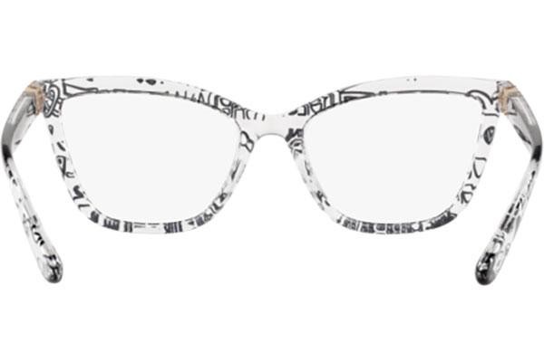 Brýle Dolce & Gabbana DG5076 3314 Cat Eye Průhledné