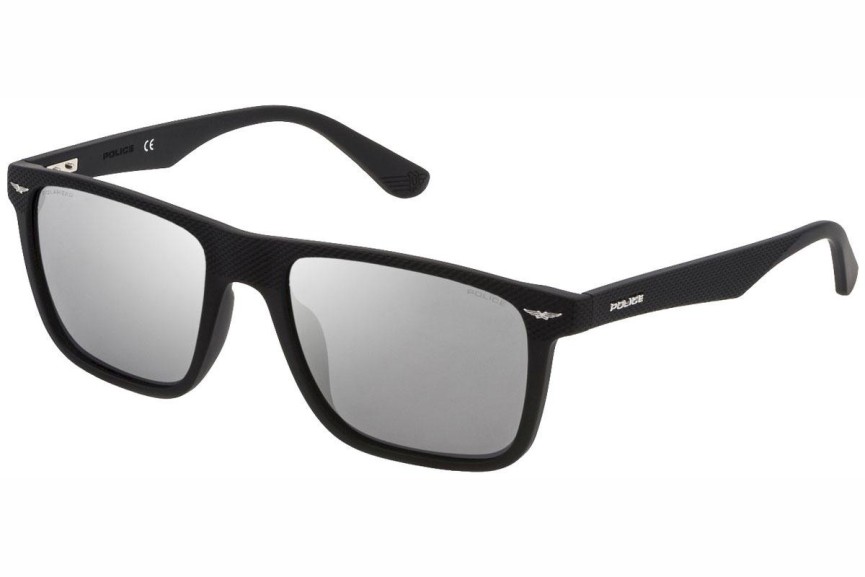 Sluneční brýle Police Gator 2 SPLE02 U28W Polarized Squared Černé